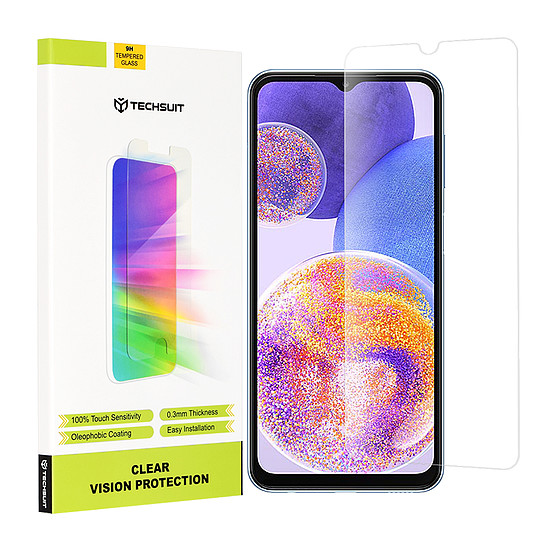 Techsuit - Clear Vision Glass - Samsung Galaxy A23 / A23 5G / M23 / F23 / M33 / A13 4G / M13 / F13 - átlátszó (KF2311857)