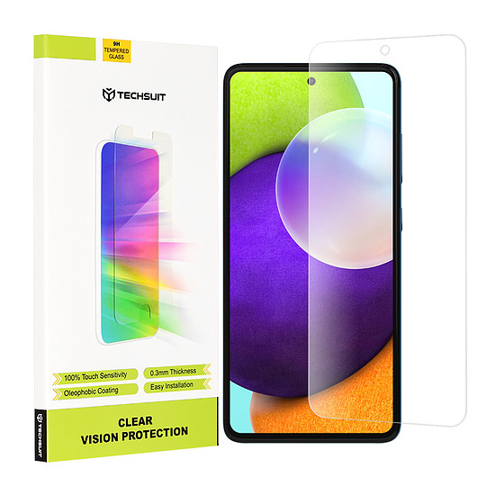 Techsuit - Clear Vision Glass - Samsung Galaxy A52 4G / A52 5G / A52s 5G - átlátszó (KF2312305)