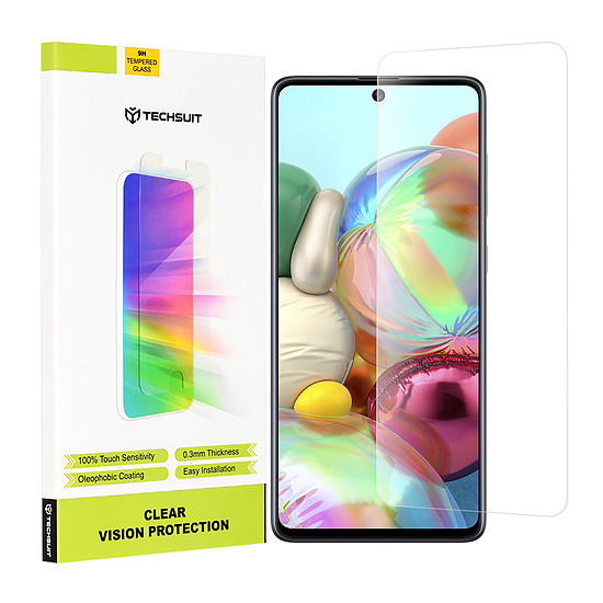 Techsuit - Clear Vision Glass - Samsung Galaxy A71 4G / A71 5G / Note 10 Lite / M51 - átlátszó (KF2311909)