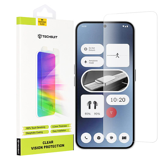 Techsuit - Clear Vision Glass - Semmi Telefon (2a) / (2a) Plus - Átlátszó