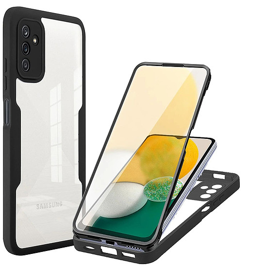 Techsuit - ColorVerse 360 sorozat + képernyővédő fólia - Samsung Galaxy A13 5G / A04s - fekete