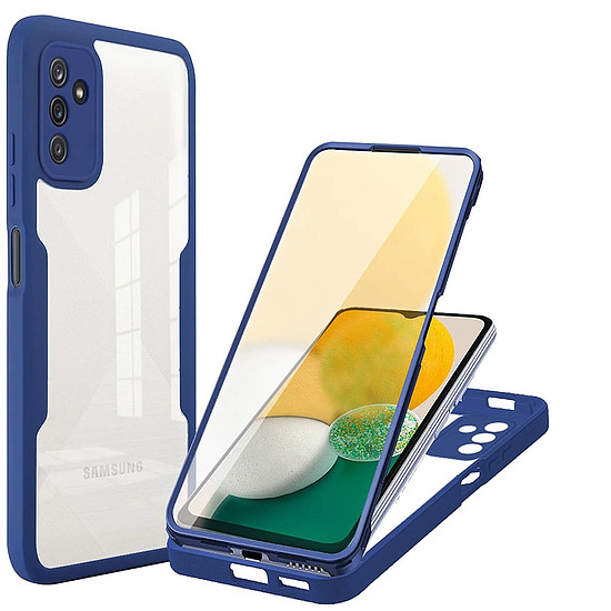 Techsuit - ColorVerse 360 sorozat + képernyővédő fólia - Samsung Galaxy A13 5G / A04s - kék