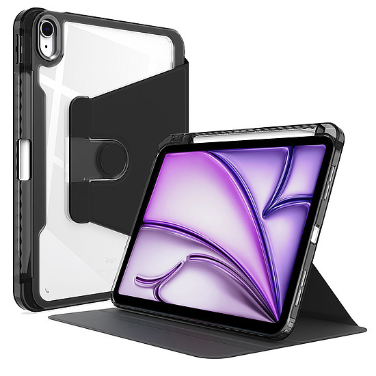 Techsuit - Crystal Vision - iPad Air 13 (2024) - Fekete (KF2330473)