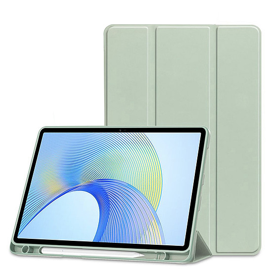 Techsuit - Flex Trifold (ceruzatartóval) - Honor Pad X9 / X8 Pro - Matcha Green (KF2321366)