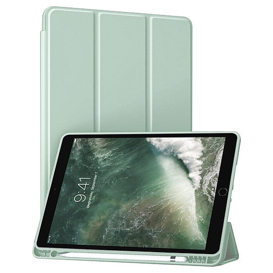 Techsuit - Flex Trifold (ceruzatartóval) - iPad Air 10.5 2019 / iPad Pro 10.5 2017 - Matcha Green (KF2321952)