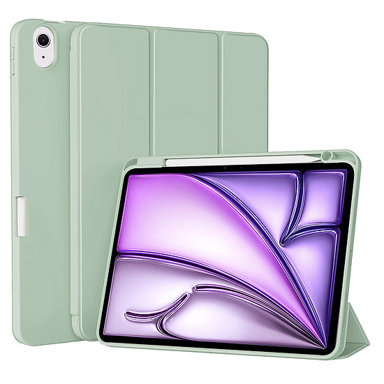 Techsuit - Flex Trifold (ceruzatartóval) - iPad Air 11 (2024) - Matcha Green (KF2327853)