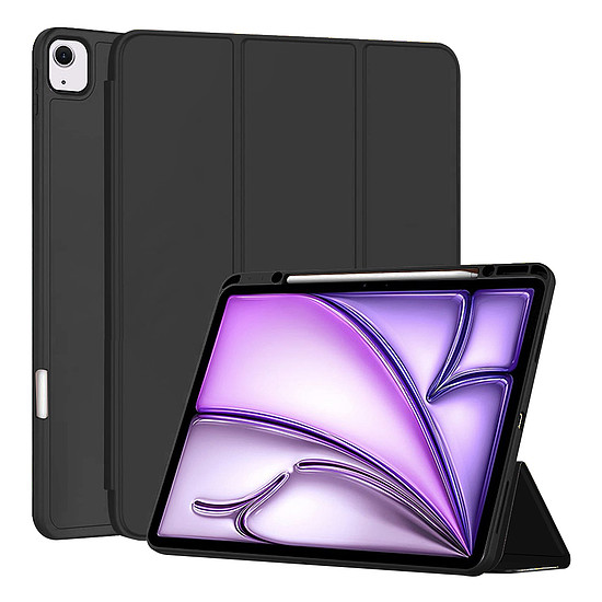 Techsuit - Flex Trifold (ceruzatartóval) - iPad Air 13 (2024) - Fekete (KF2327854)