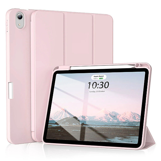 Techsuit - Flex Trifold (ceruzatartóval) - iPad Air 4 (2020) / Air 5 (2022) - rózsaszín (KF2322047)