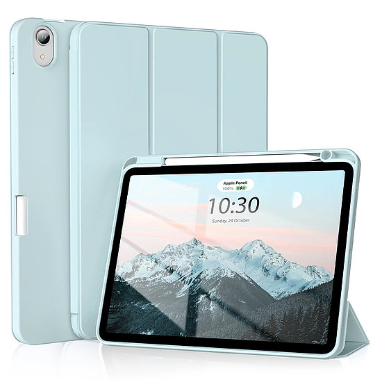 Techsuit - Flex Trifold (ceruzatartóval) - iPad Air 4 (2020) / Air 5 (2022) - Sky Blue (KF2322051)