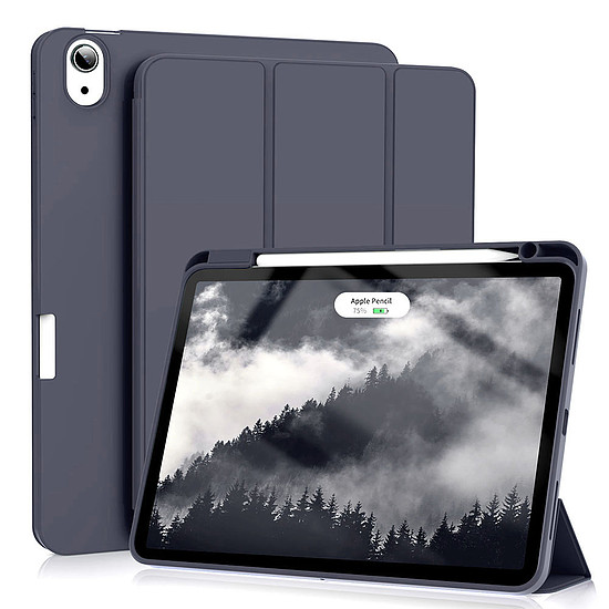 Techsuit - Flex Trifold (ceruzatartóval) - iPad Air 4 (2020) / Air 5 (2022) - Sötétkék (KF2322052)