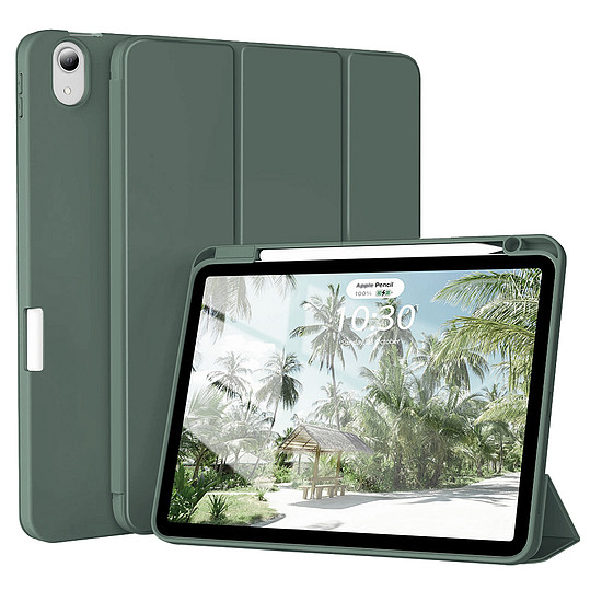 Techsuit - Flex Trifold (ceruzatartóval) - iPad Air 4 (2020) / Air 5 (2022) - zöld (KF2322055)