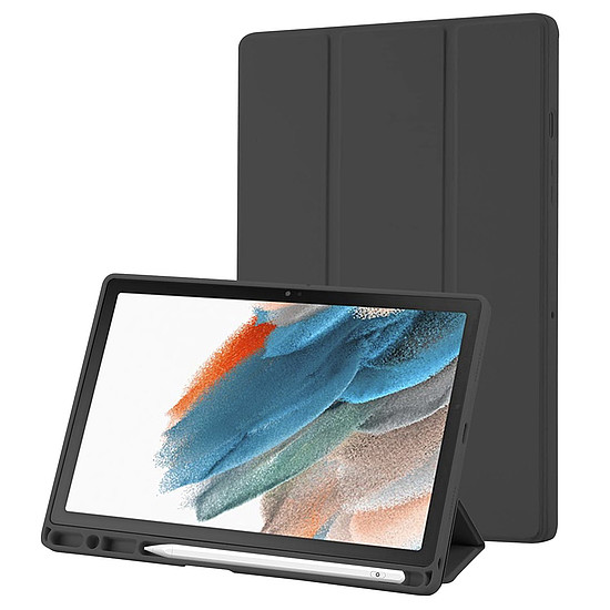 Techsuit - Flex Trifold (ceruzatartóval) - Samsung Galaxy Tab A8 10.5 (2021) - Fekete (KF2321763)