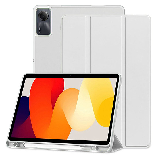 Techsuit - Flex Trifold (ceruzatartóval) - Xiaomi Redmi Pad SE - Szürke (KF2321544)