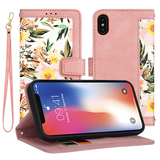 Techsuit - FlipCraft - iPhone X / iPhone XS - Sweetheart Pink