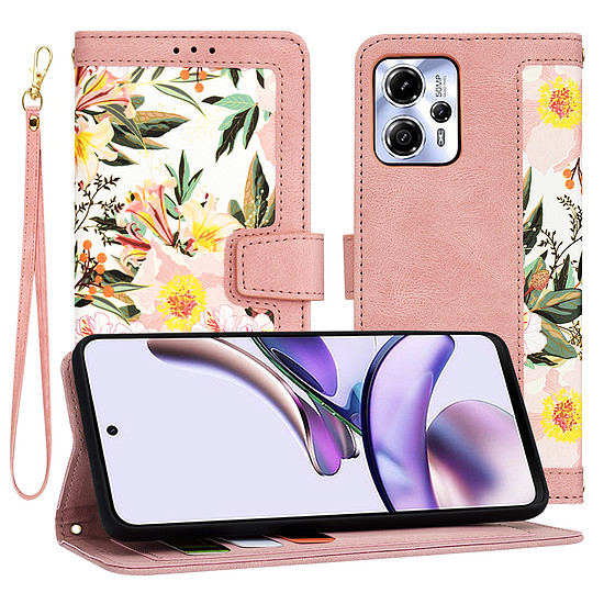 Techsuit - FlipCraft - Motorola Moto G13 / G23 / G53 - Sweetheart Pink (KF2328551)