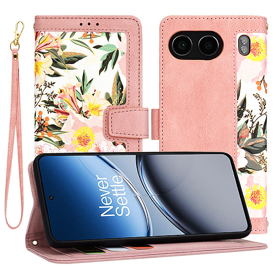 Techsuit - FlipCraft - OnePlus Nord 4 - Sweetheart Pink (KF2336525)