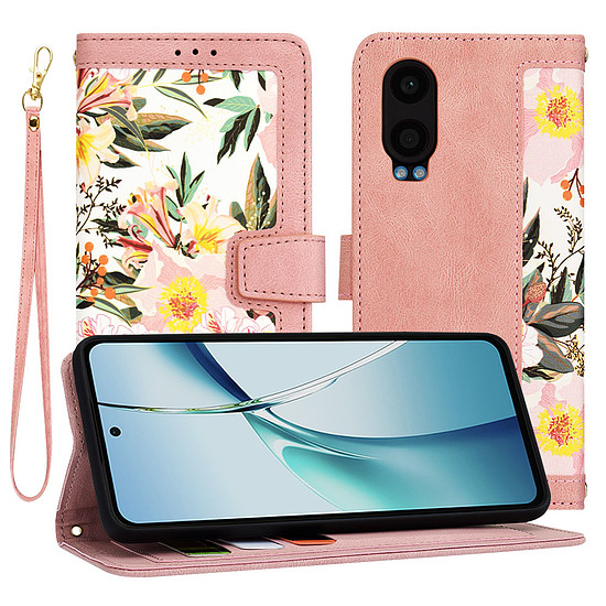 Techsuit - FlipCraft - OnePlus Nord CE4 Lite - Sweetheart Pink (KF2333092)