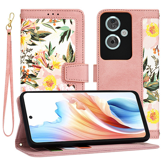 Techsuit - FlipCraft - Oppo A79 5G / OnePlus Nord N30 SE - Sweetheart Pink (KF2328683)