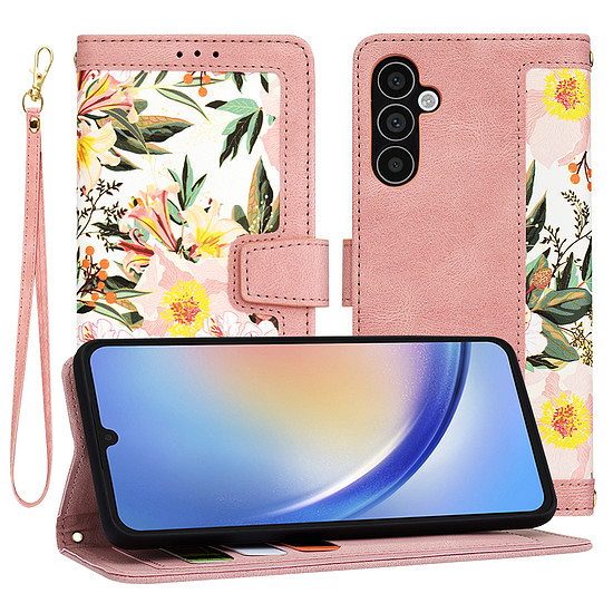 Techsuit - FlipCraft - Samsung Galaxy A34 5G - Sweetheart Pink