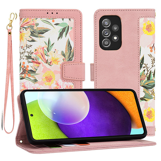 Techsuit - FlipCraft - Samsung Galaxy A52 4G / A52 5G / A52s 5G - Sweetheart Pink