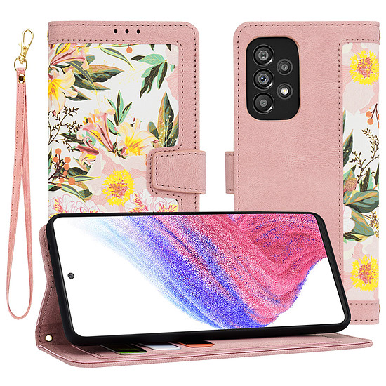 Techsuit - FlipCraft - Samsung Galaxy A53 5G - Sweetheart Pink