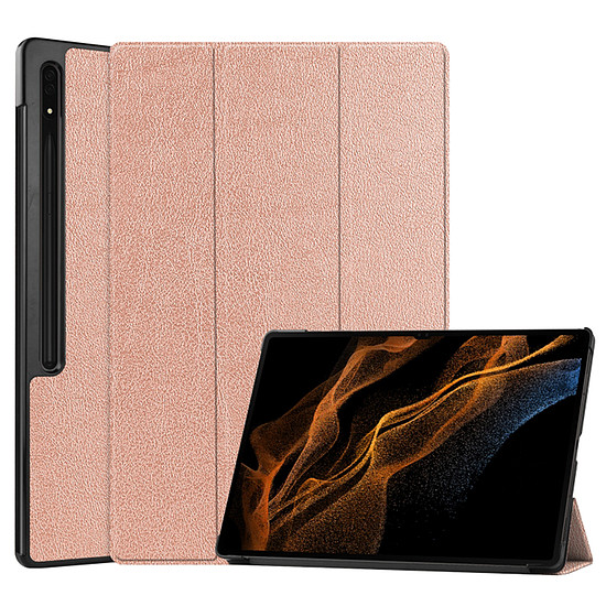 Techsuit - FoldPro - Samsung Galaxy Tab S8 Ultra / S9 Ultra - Rose Gold (KF2316999)