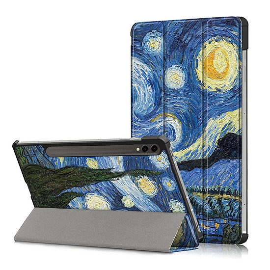 Techsuit - FoldPro - Samsung Galaxy Tab S9 Plus / S9 FE Plus - Starry Night (KF2317220)