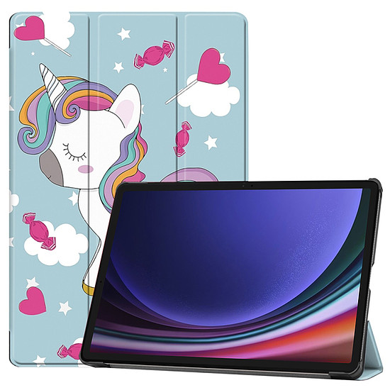 Techsuit - FoldPro - Samsung Galaxy Tab S9 Plus / S9 FE Plus - Unicorn (KF2317030)