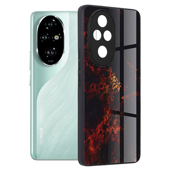 Techsuit - Glaze Series - Honor 200 Pro - Red Nebula (KF2331335)