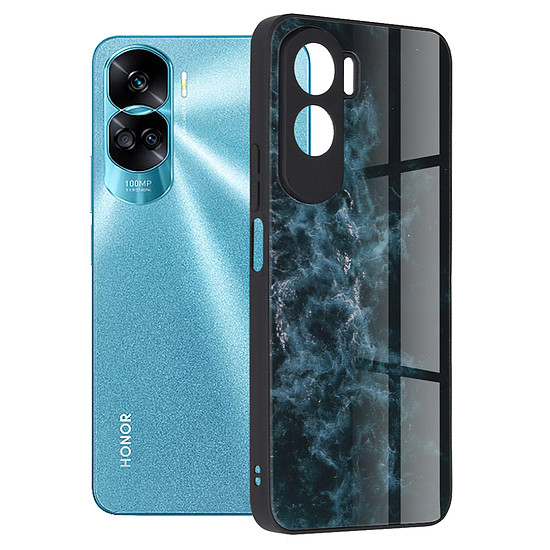 Techsuit - Glaze Series - Honor 90 Lite - Blue Nebula (KF2315631)