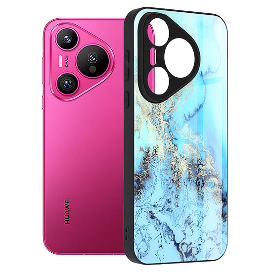 Techsuit - Glaze Series - Huawei Pura 70 - Blue Ocean (KF2328142)