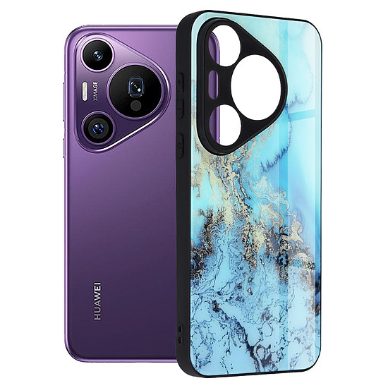 Techsuit - Glaze Series - Huawei Pura 70 Pro - Blue Ocean (KF2328146)