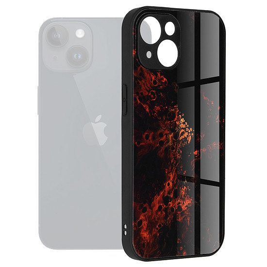 Techsuit - Glaze Series - iPhone 15 Plus - Red Nebula (KF2314052)