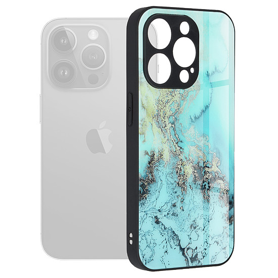 Techsuit - Glaze Series - iPhone 15 Pro - Blue Ocean (KF2314050)