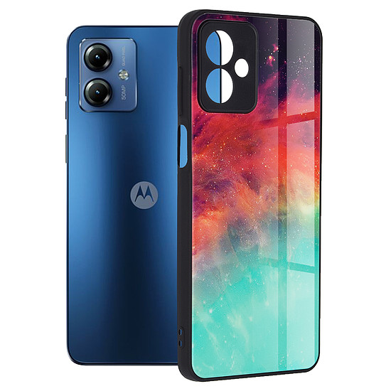 Techsuit - Glaze Series - Motorola Moto G14 - Fiery Ocean (KF2317070)