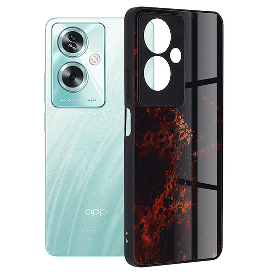 Techsuit - Glaze Series - Oppo A79 5G / OnePlus Nord N30 SE - Red Nebula