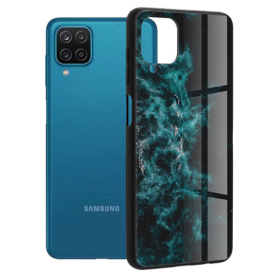 Techsuit - Glaze Series - Samsung Galaxy A12 / A12 Nacho - Blue Nebula (KF235405)