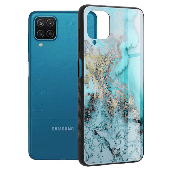 Techsuit - Glaze Series - Samsung Galaxy A12 / A12 Nacho - Blue Ocean (KF235404)