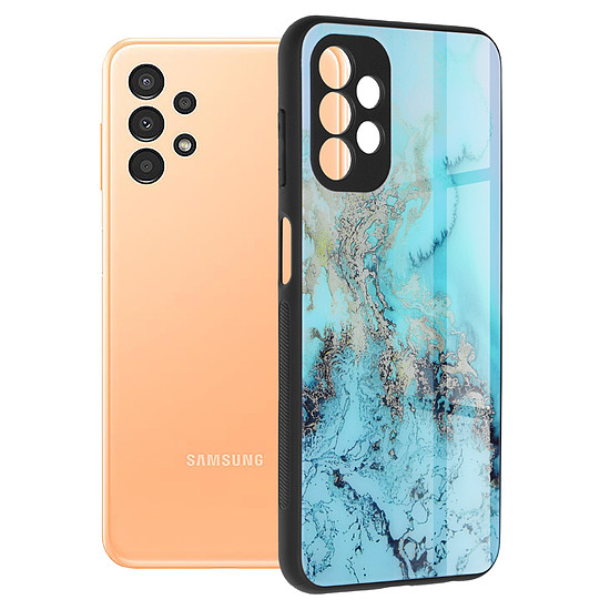 Techsuit - Glaze Series - Samsung Galaxy A13 4G - Blue Ocean (KF239836)