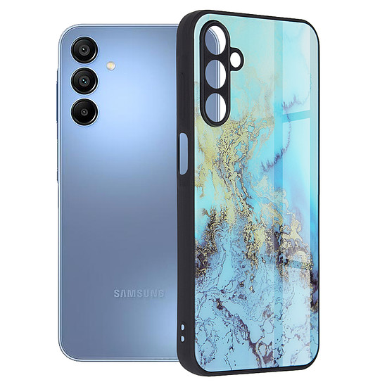 Techsuit - Glaze Series - Samsung Galaxy A15 4G / A15 5G - Blue Ocean (KF2315652)