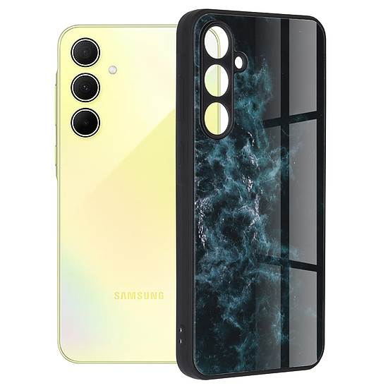 Techsuit - Glaze Series - Samsung Galaxy A35 5G - Blue Nebula (KF2323782)