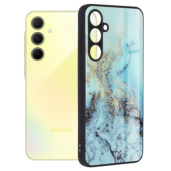 Techsuit - Glaze Series - Samsung Galaxy A35 5G - Blue Ocean (KF2323783)