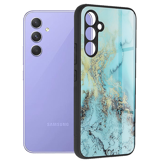 Techsuit - Glaze Series - Samsung Galaxy A54 - Blue Ocean (KF2312850)