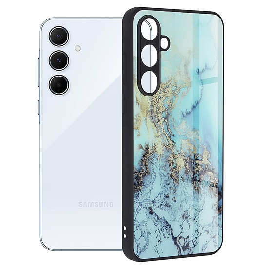 Techsuit - Glaze Series - Samsung Galaxy A55 5G - Blue Ocean