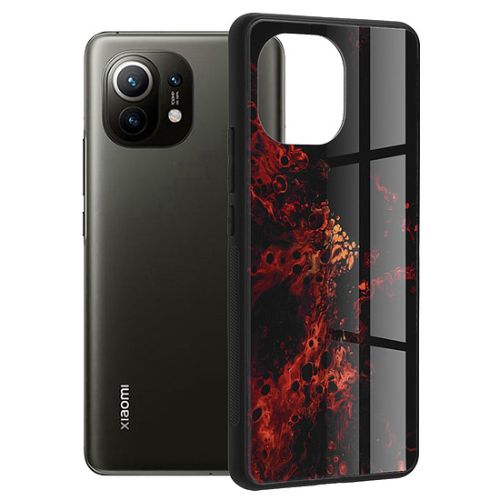 Techsuit - Glaze Series - Xiaomi Mi 11 - Red Nebula (KF235289)