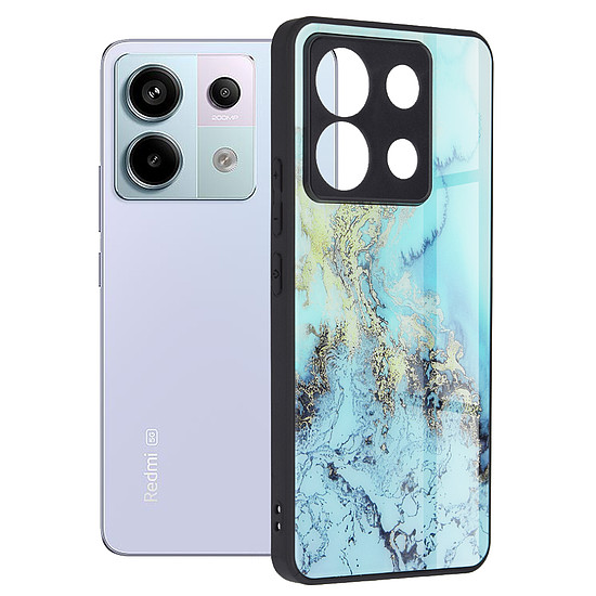 Techsuit - Glaze Series - Xiaomi Redmi Note 13 Pro 5G / Poco X6 - Blue Ocean (KF2317128)