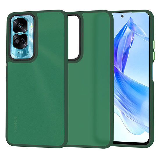 Techsuit - HaloFrost Series - Honor 90 Lite - Midnight Green (KF2326083)