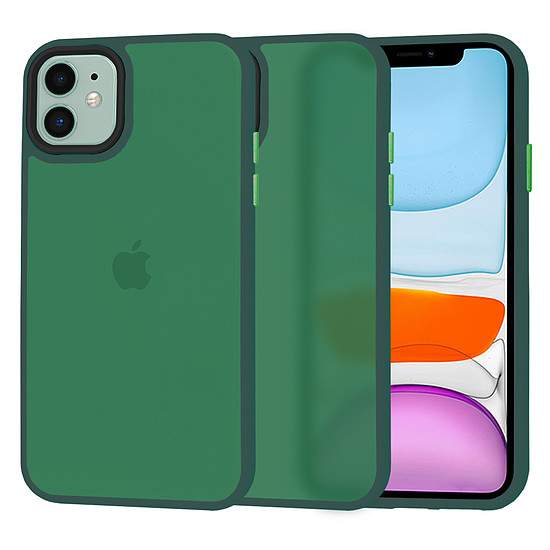 Techsuit - HaloFrost Series - iPhone 11 - Midnight Green (KF2324437)