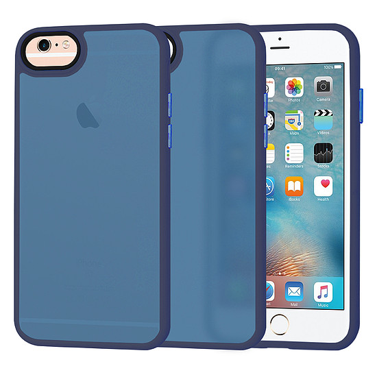 Techsuit - HaloFrost Series - iPhone 6 / 6s / 7 / 8 / SE 2, SE 2020 / SE 3, SE 2022 - Deep Blue (KF2327203)