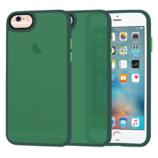 Techsuit - HaloFrost Series - iPhone 6 / 6s / 7 / 8 / SE 2, SE 2020 / SE 3, SE 2022 - Midnight Green (KF2324472)